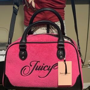 Hot pink Juicy Bowler Bag